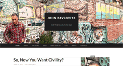 Desktop Screenshot of johnpavlovitz.com