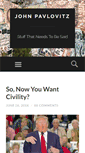Mobile Screenshot of johnpavlovitz.com